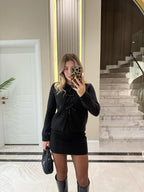 Anthracite Ribbons Cardigan