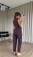 Belted-vest Set