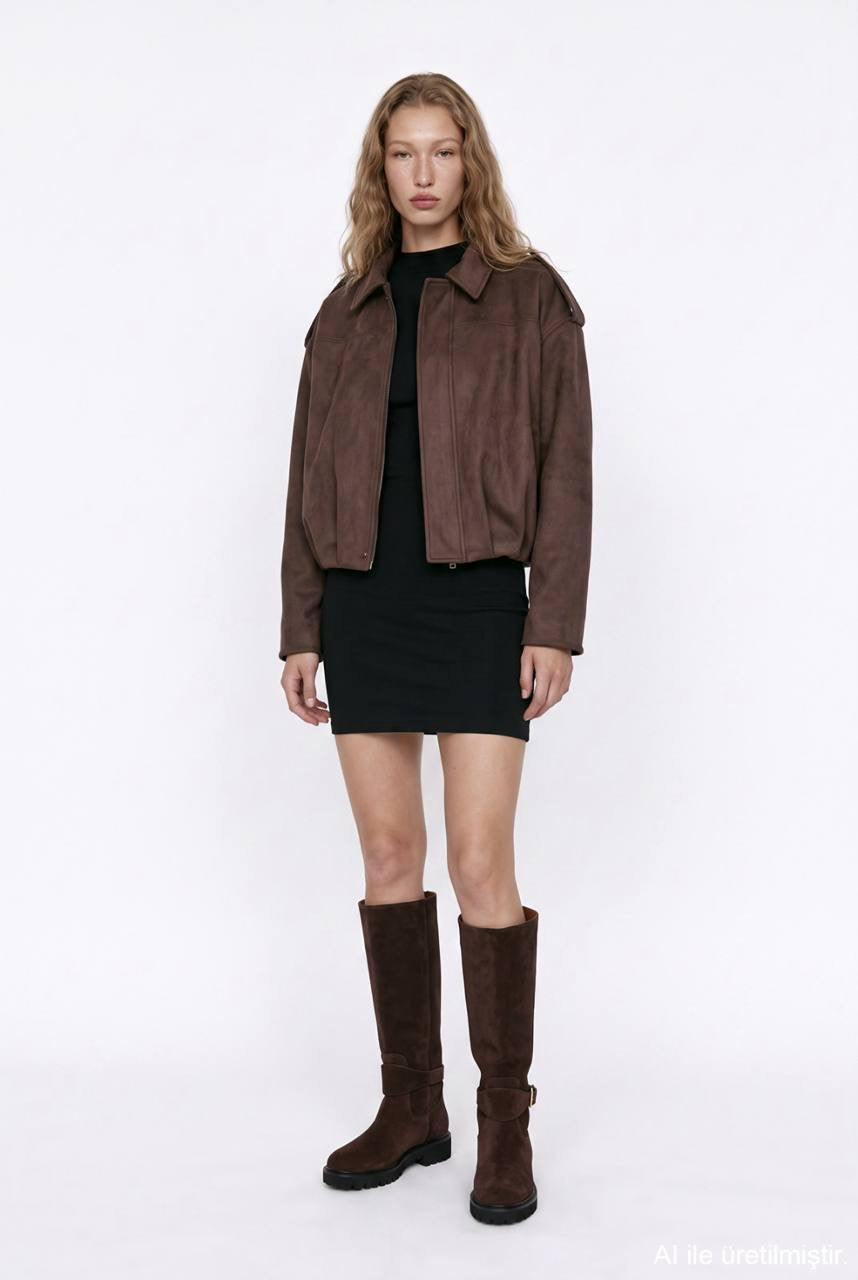 Cocoa Suede Jacket