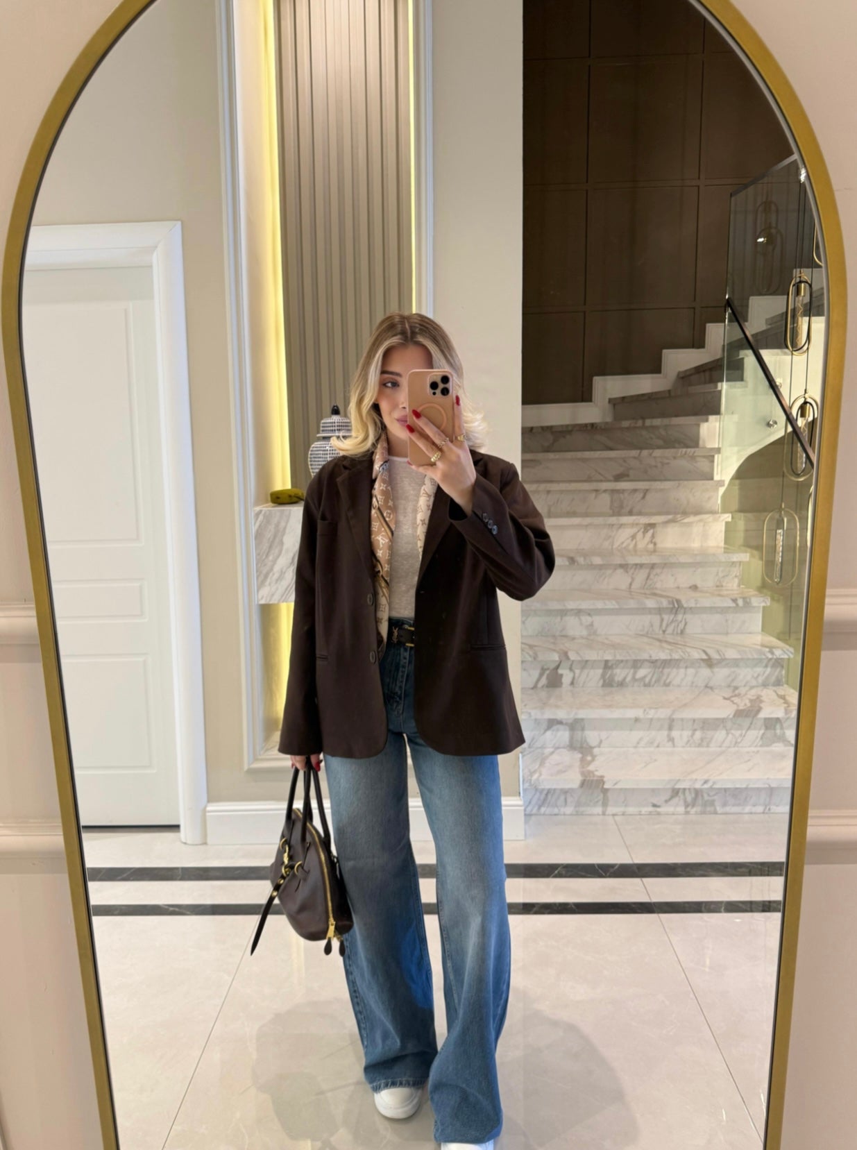 Oversized Brown Blazer