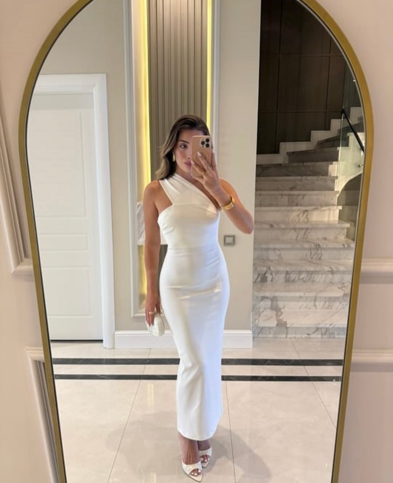 One Shoulder Midi-dress