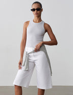 White Bermuda Shorts