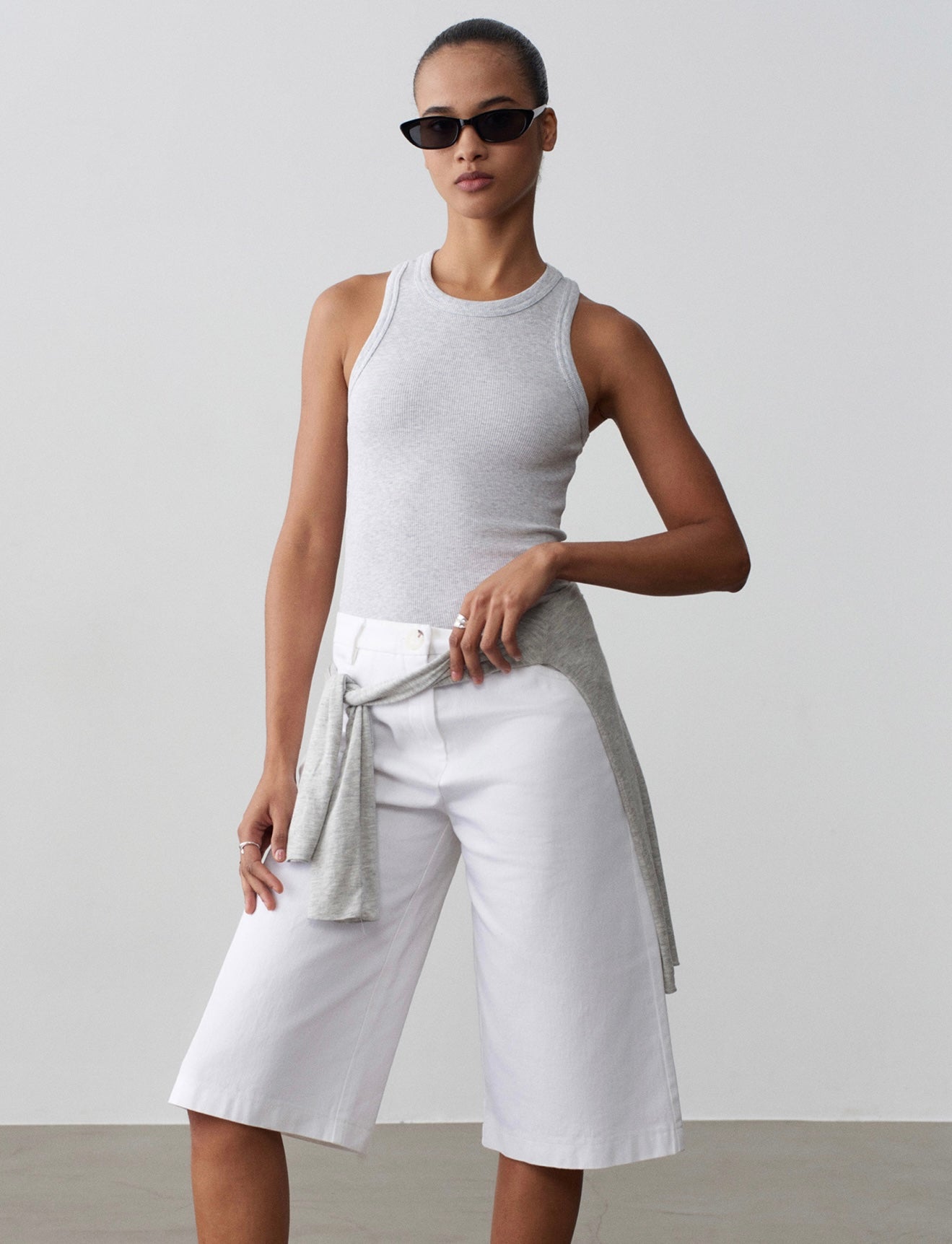 White Bermuda Shorts