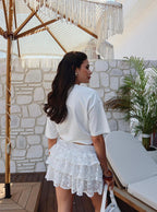 Ruffled Mini Skirt