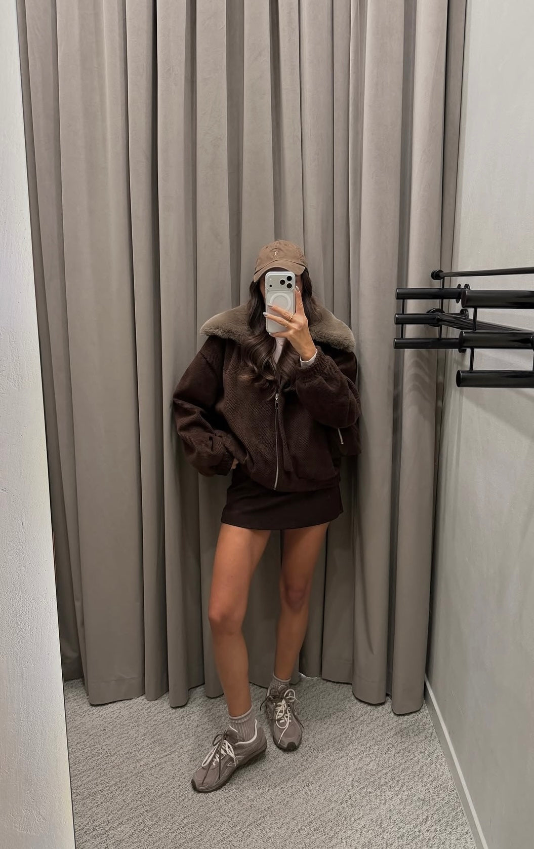 Fur detailed brown Jacket