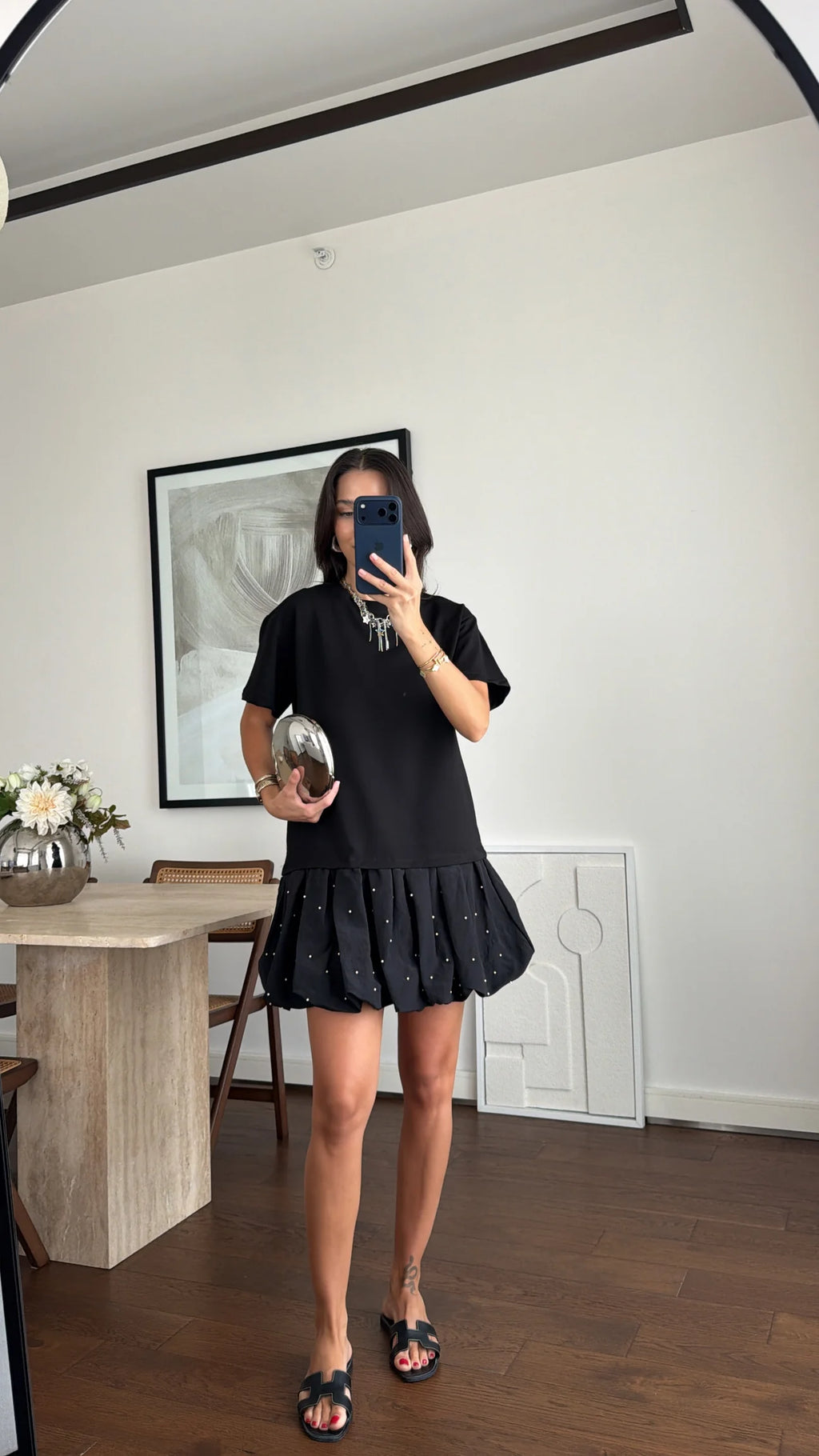 Vienna Bubble Mini Dress