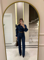 Blue Denim Jumpsuit