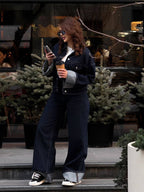 Navy Blue Denim Jacket