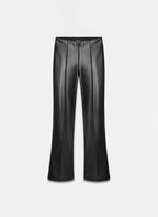 Dilvin Leather Pants - Black