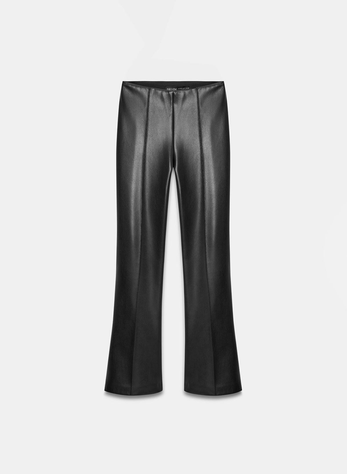 Dilvin Leather Pants - Black