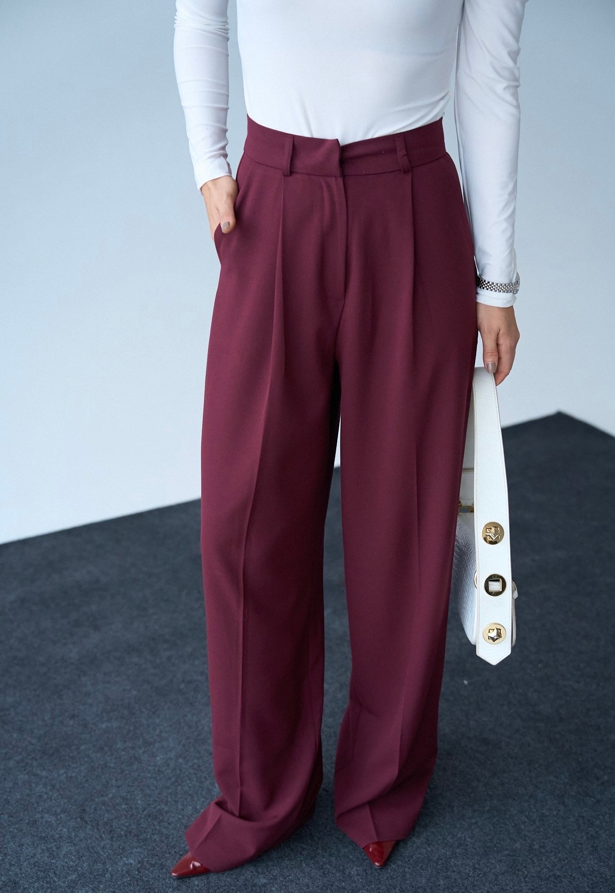 Burgundy Palazzo