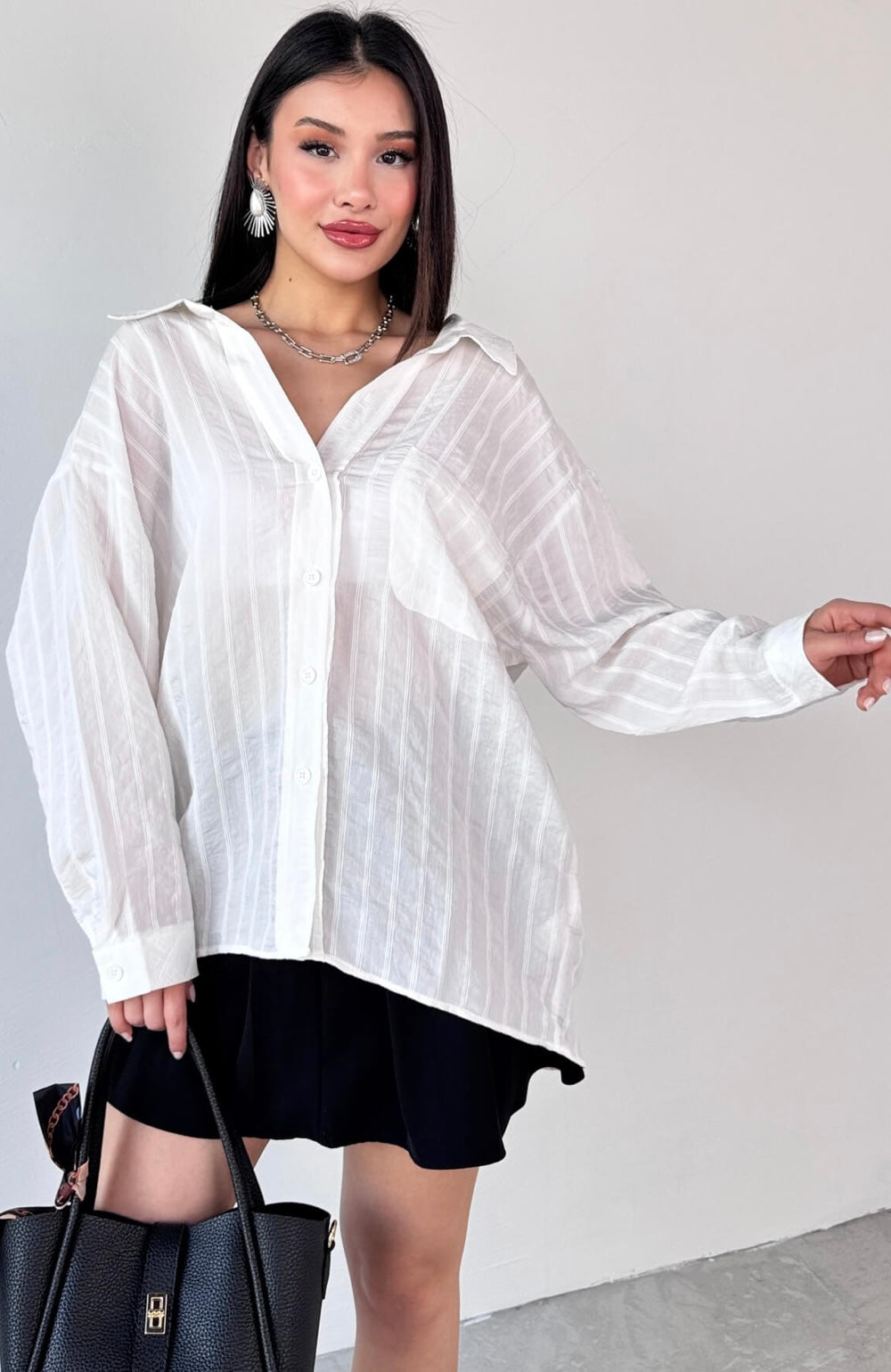 Oversized White Shirt