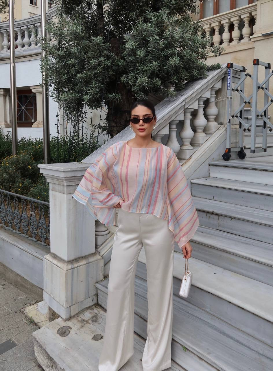 Pastel Breeze Cape Top
