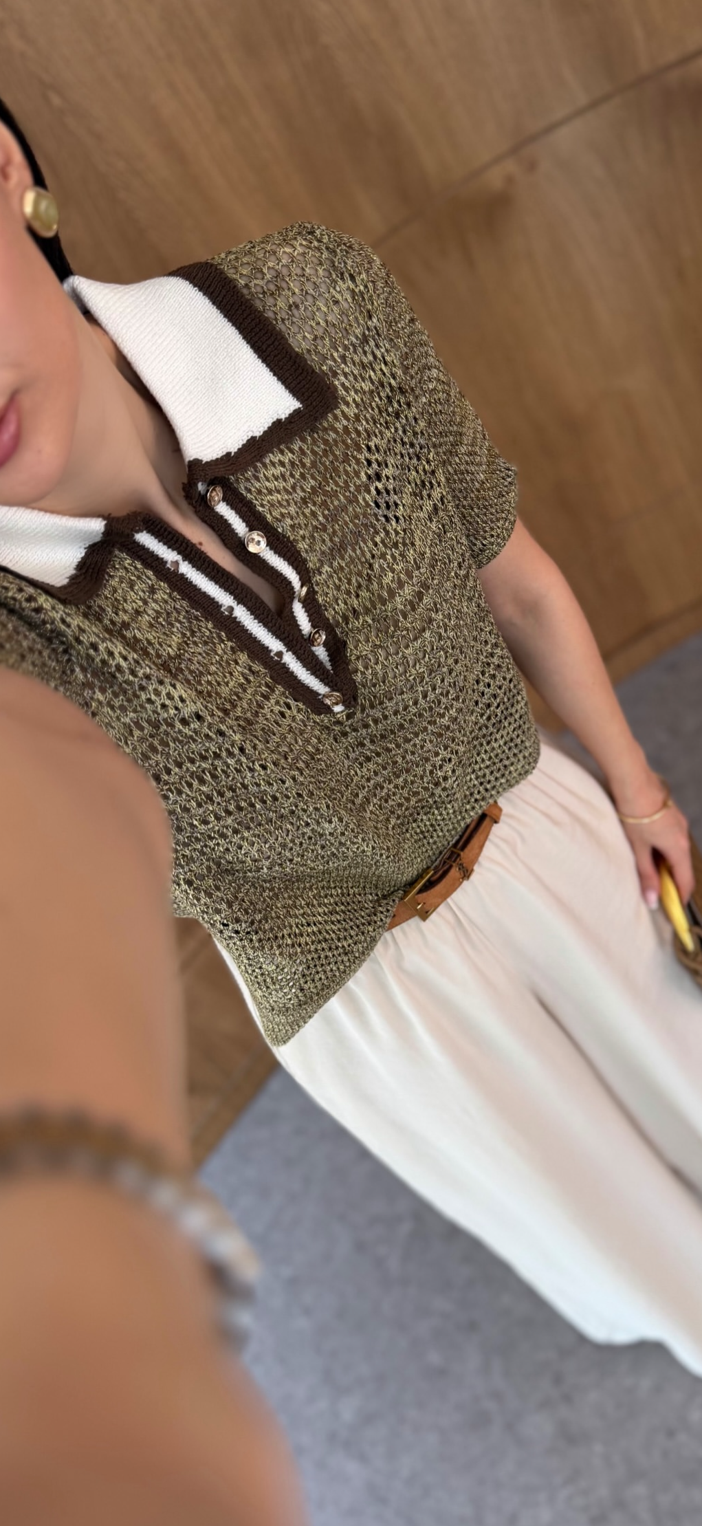 Khaki Chic Blouse