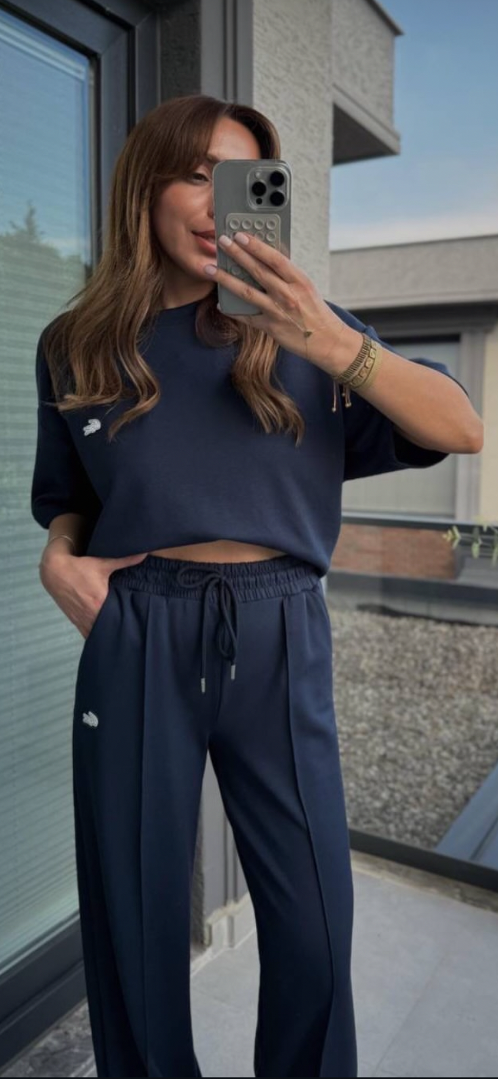 Navy Lacoste Set