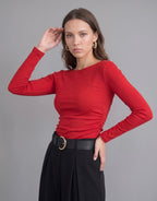 Boat Neck Top