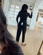 Casual pants - Black