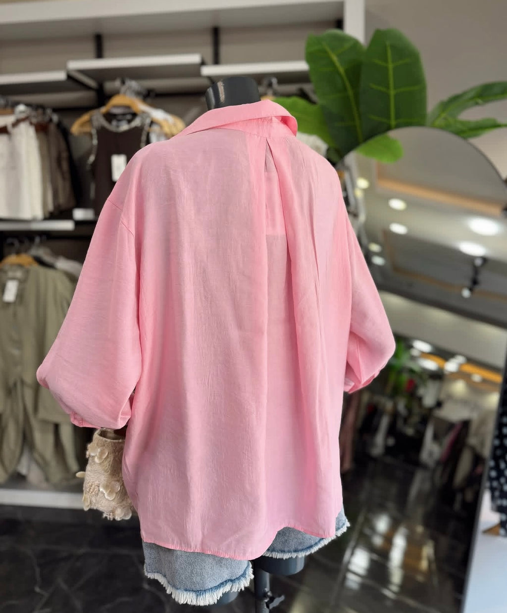 Tencel shirt - Pink