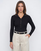Mila Knit Top - Black