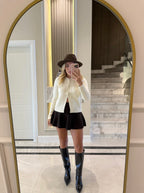 Ribbon-detailed Cardigan