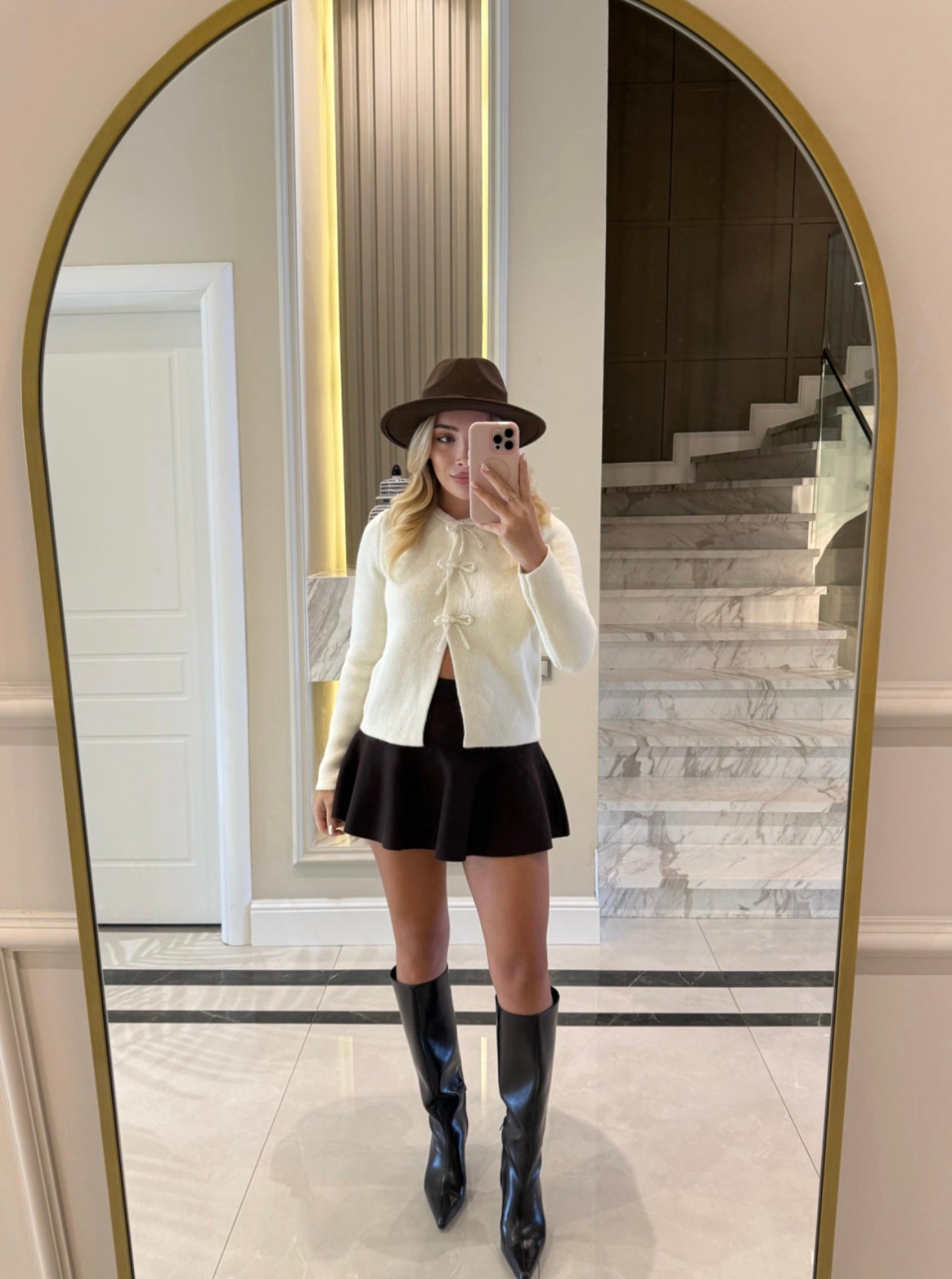 Ribbon-detailed Cardigan