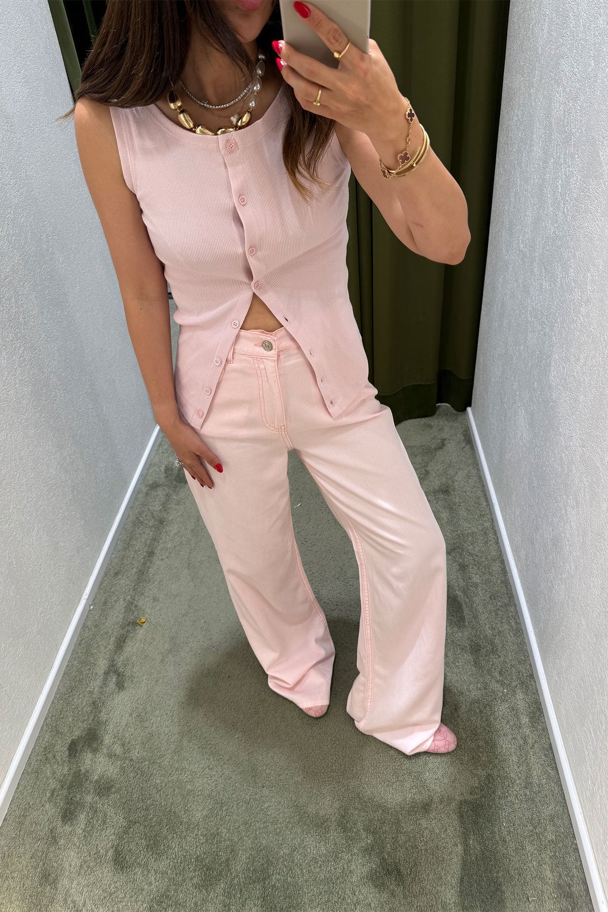 Dilvin Pink Jeans