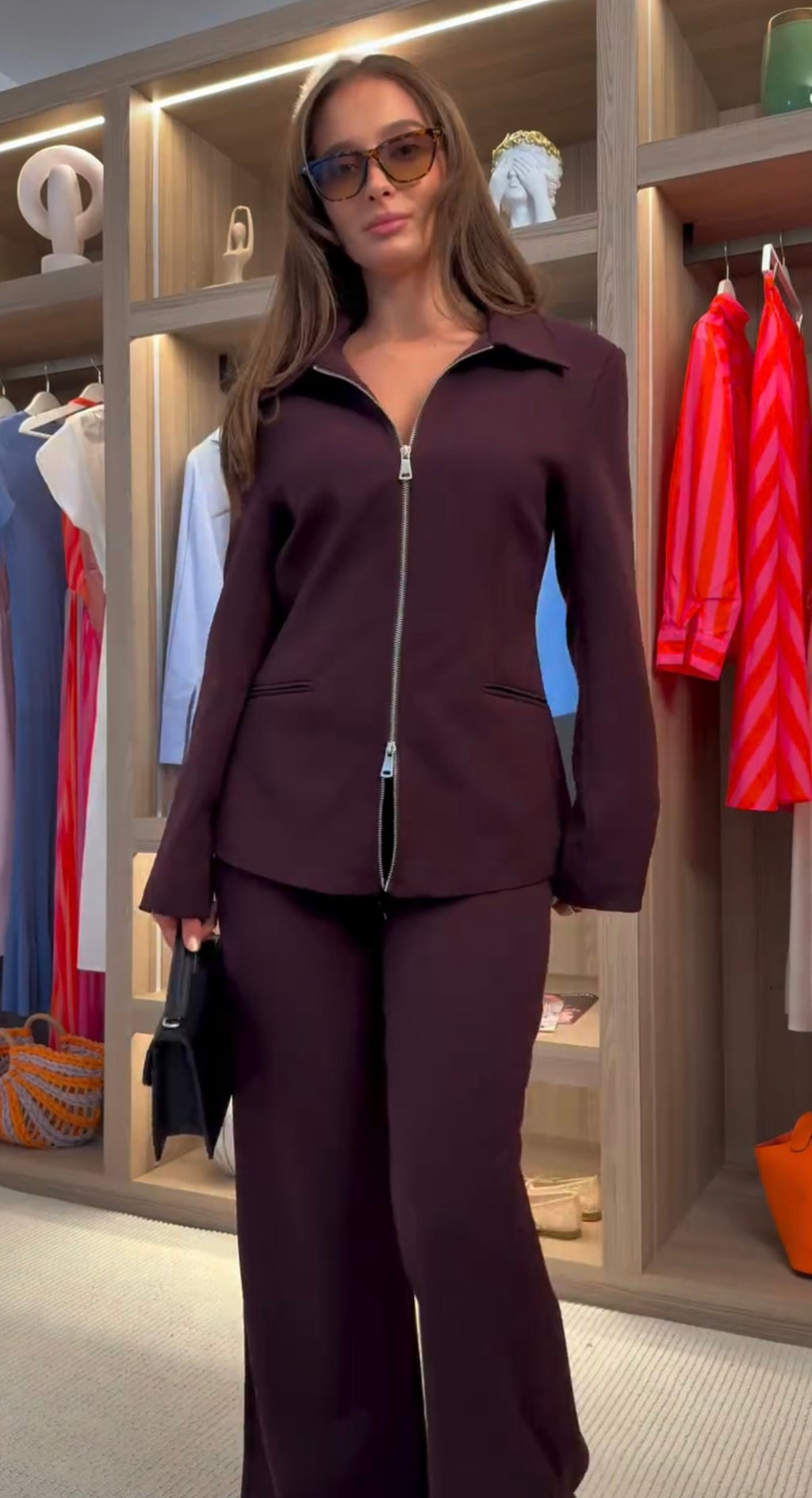 City Zip Set - Burgundy