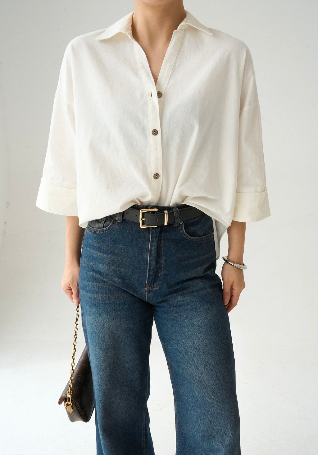S.S Linen Shirt - White