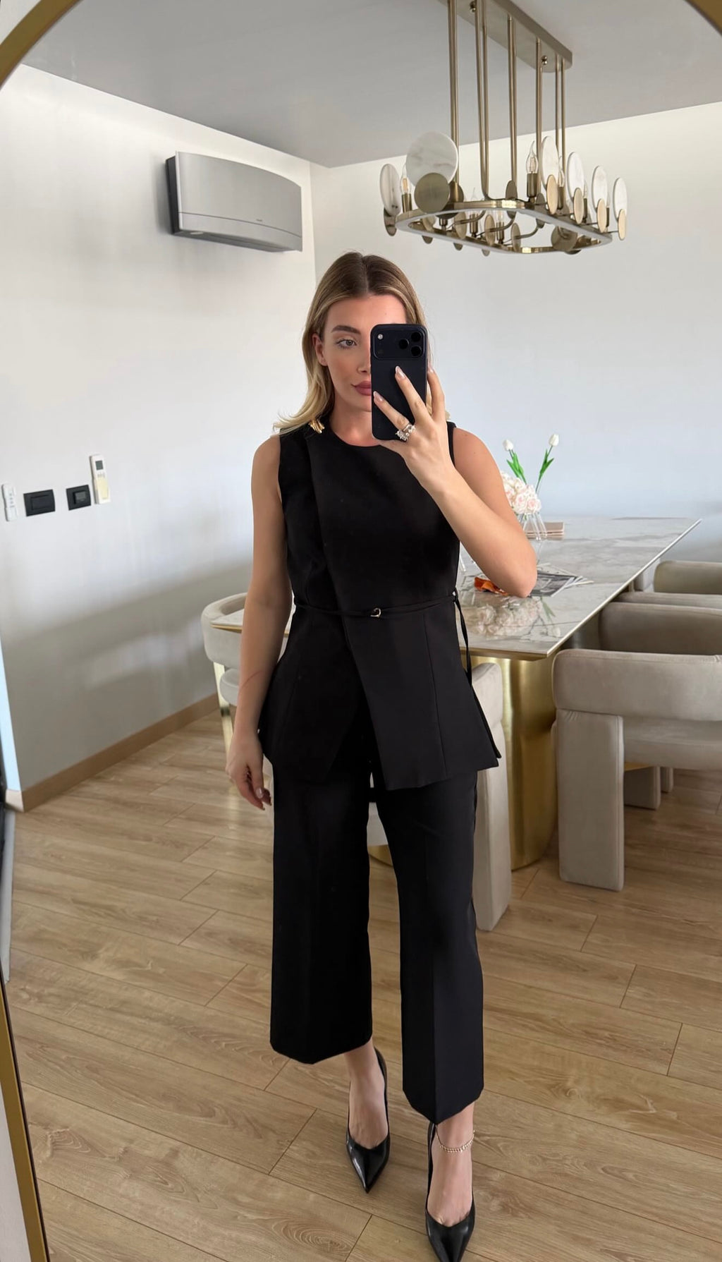 Vest Suit - Black