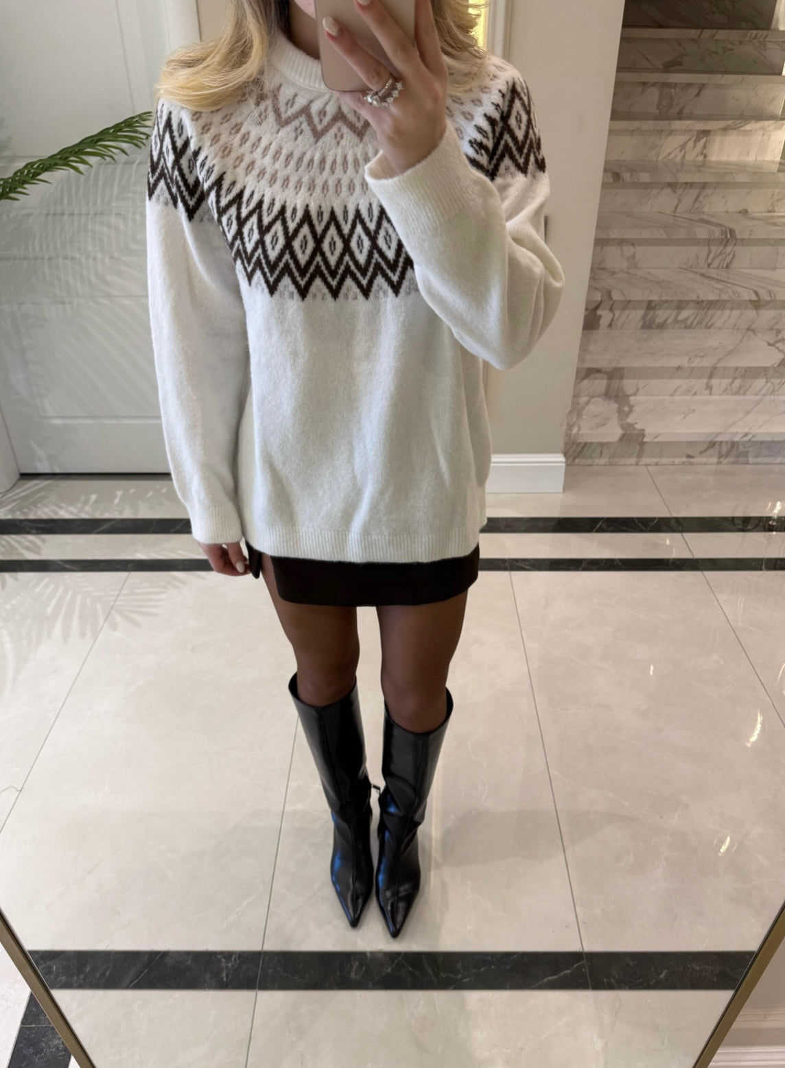 Cinnamon Crew Neck Sweater