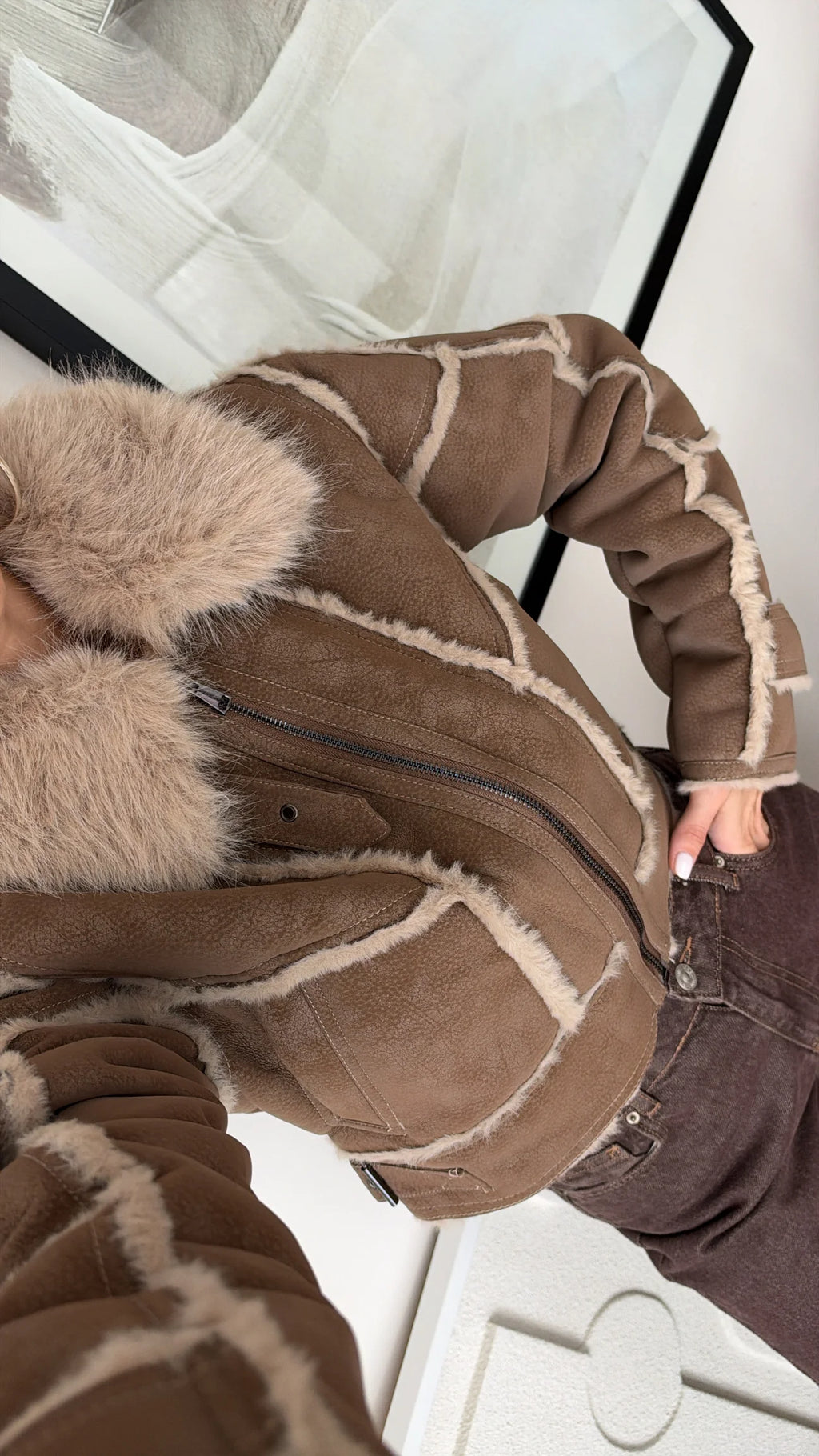 Teddy Trim Jacket