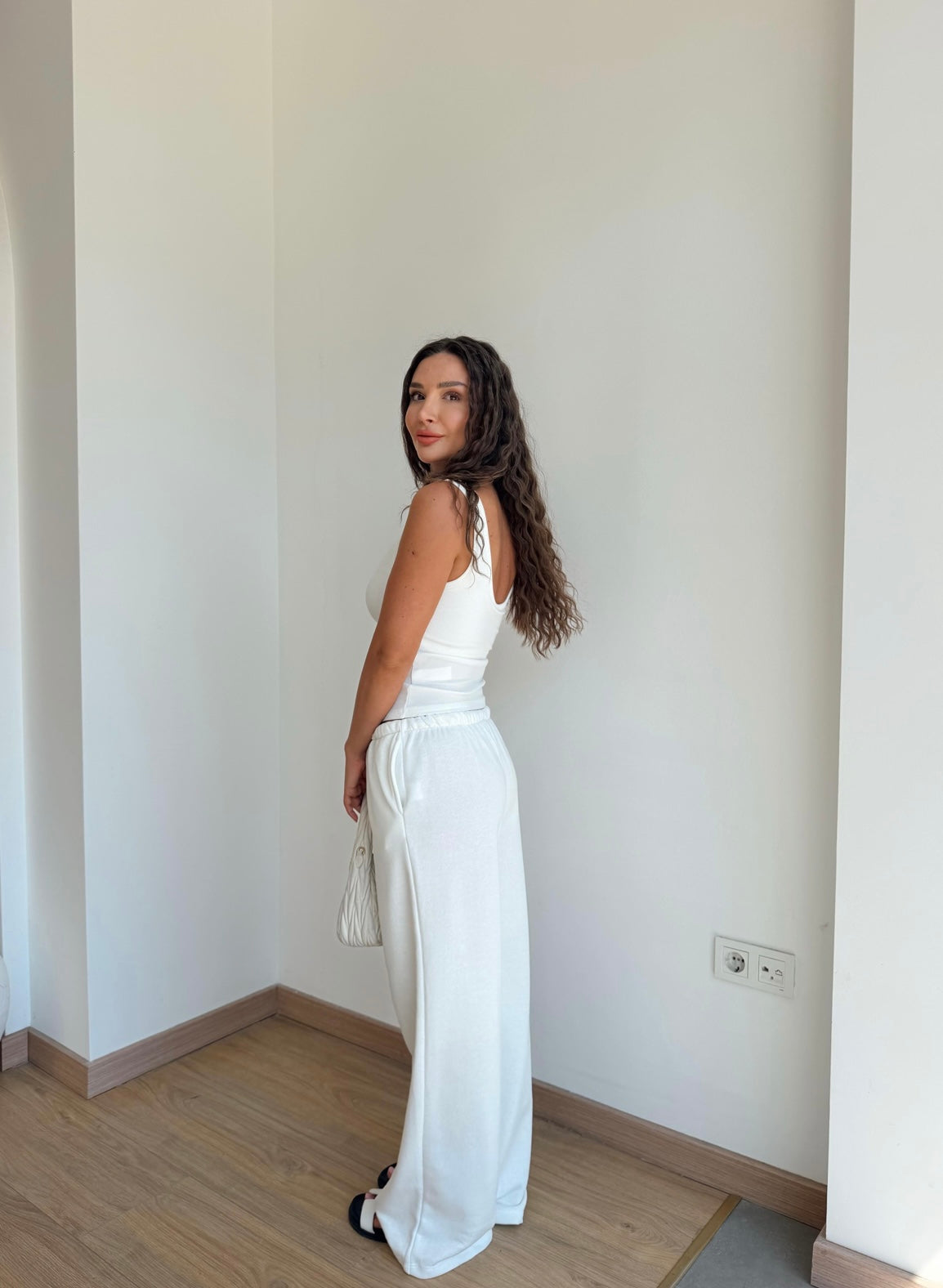 Cloudy sweatpants - White