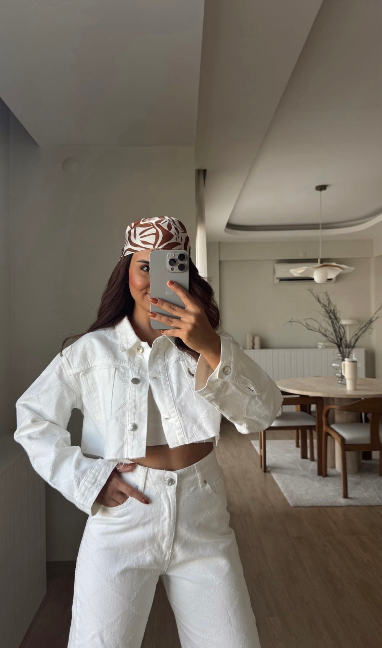 Ecru Denim Jacket