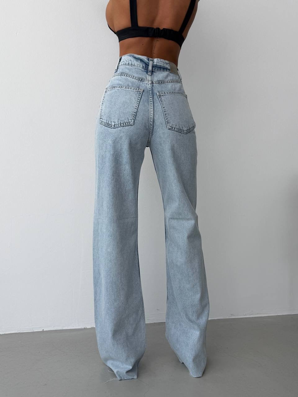 Light blue - wide leg jeans