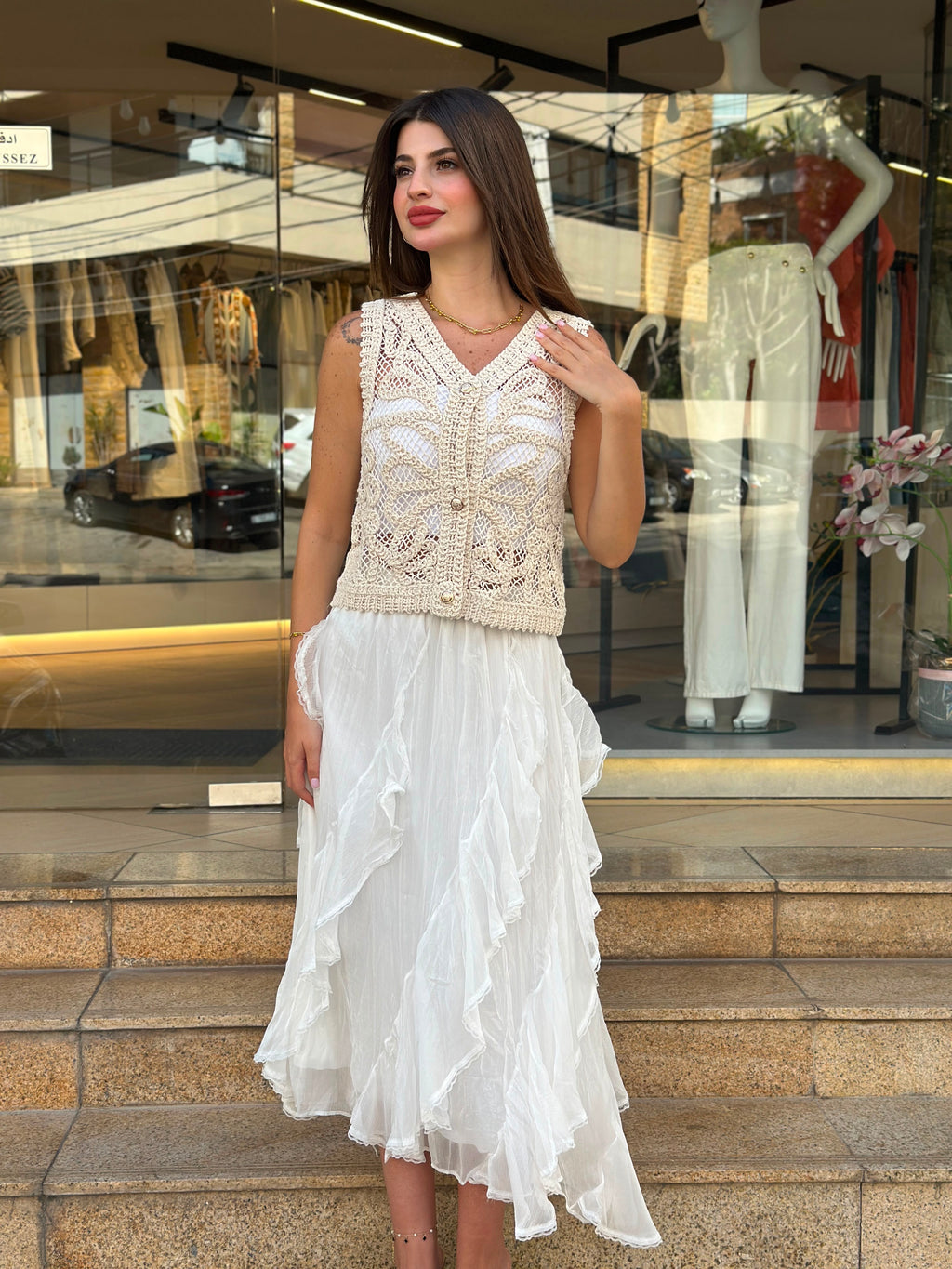 Sienna Crochet Vest