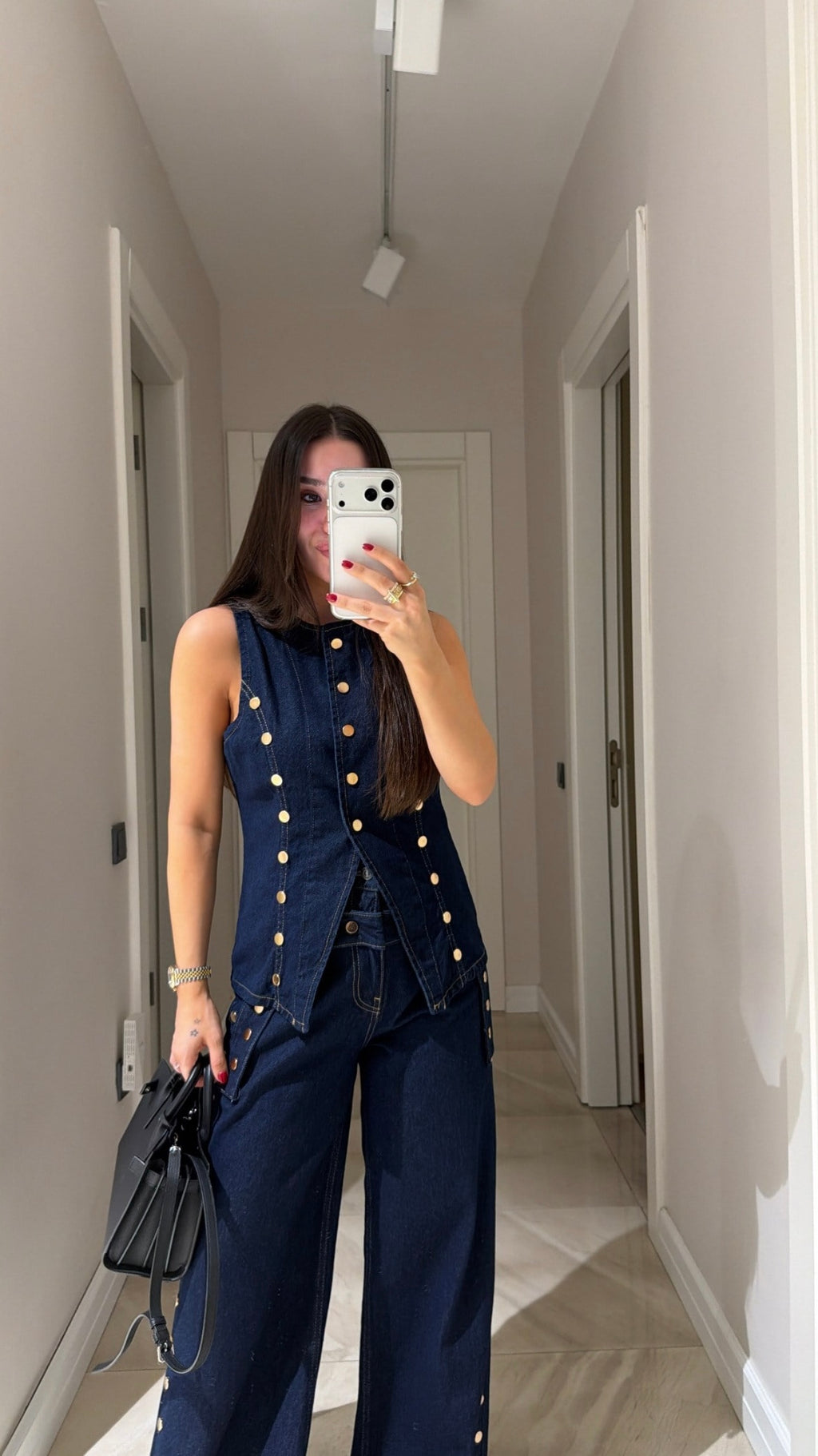 Iconic denim vest