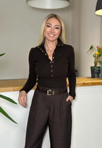 Brown Palazzo - Thick