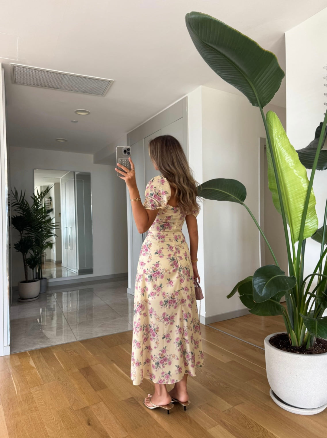 Yellow Floral Dress