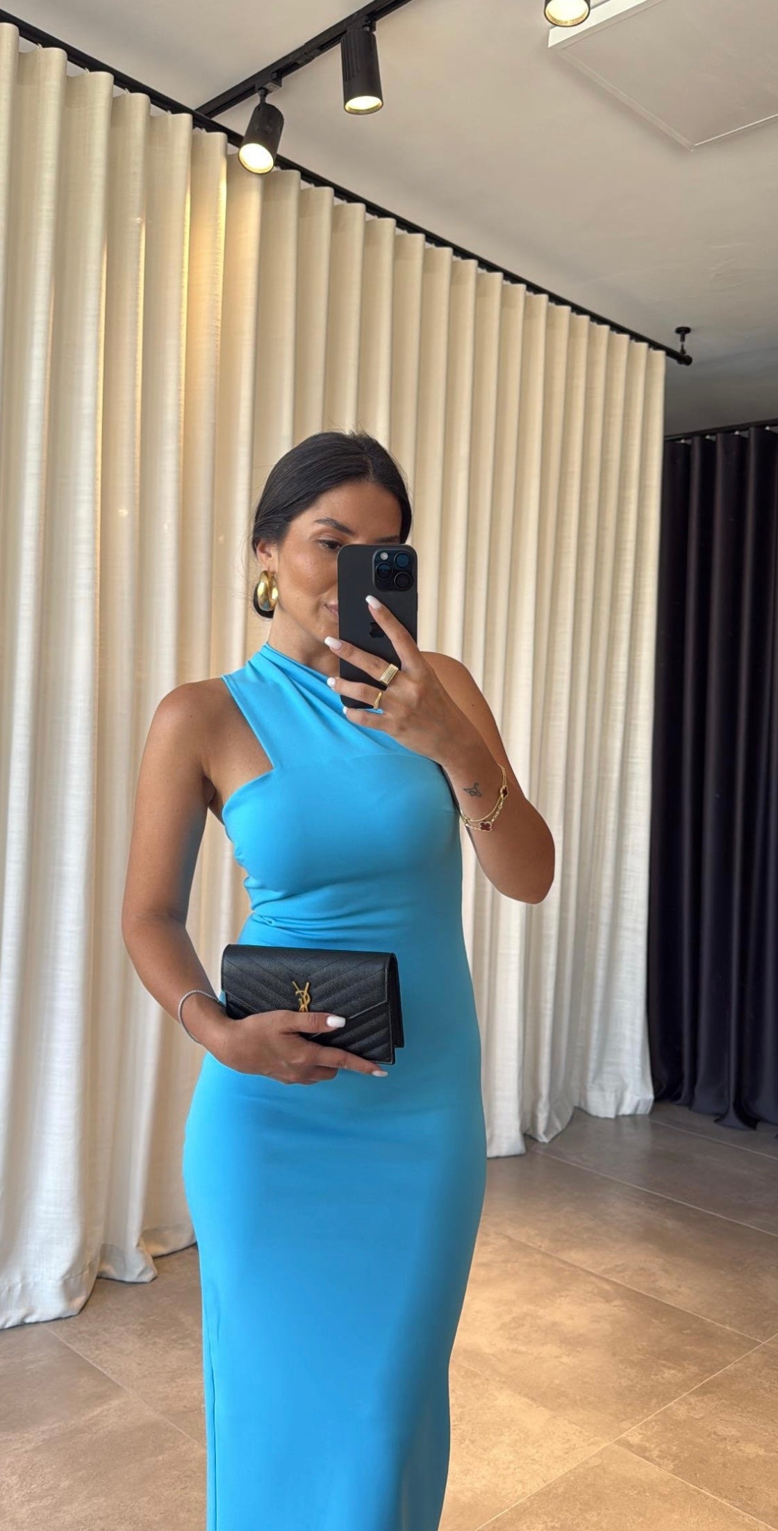 One Shoulder Midi-dress