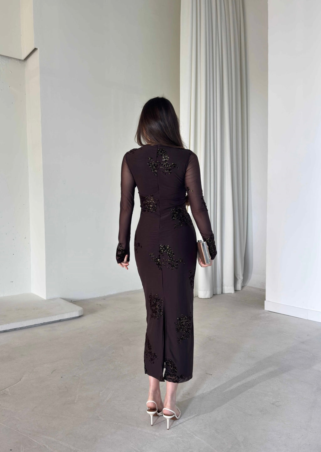 Bella Dress - Brown