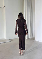 Bella Dress - Brown