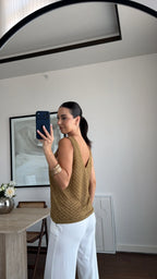 Golden Knit Tank