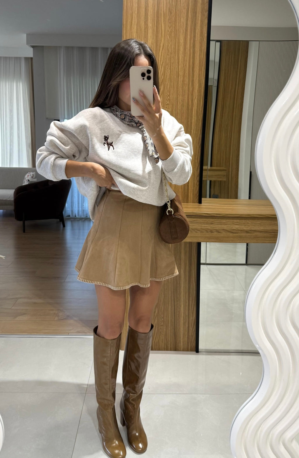 Juno Suede Skirt
