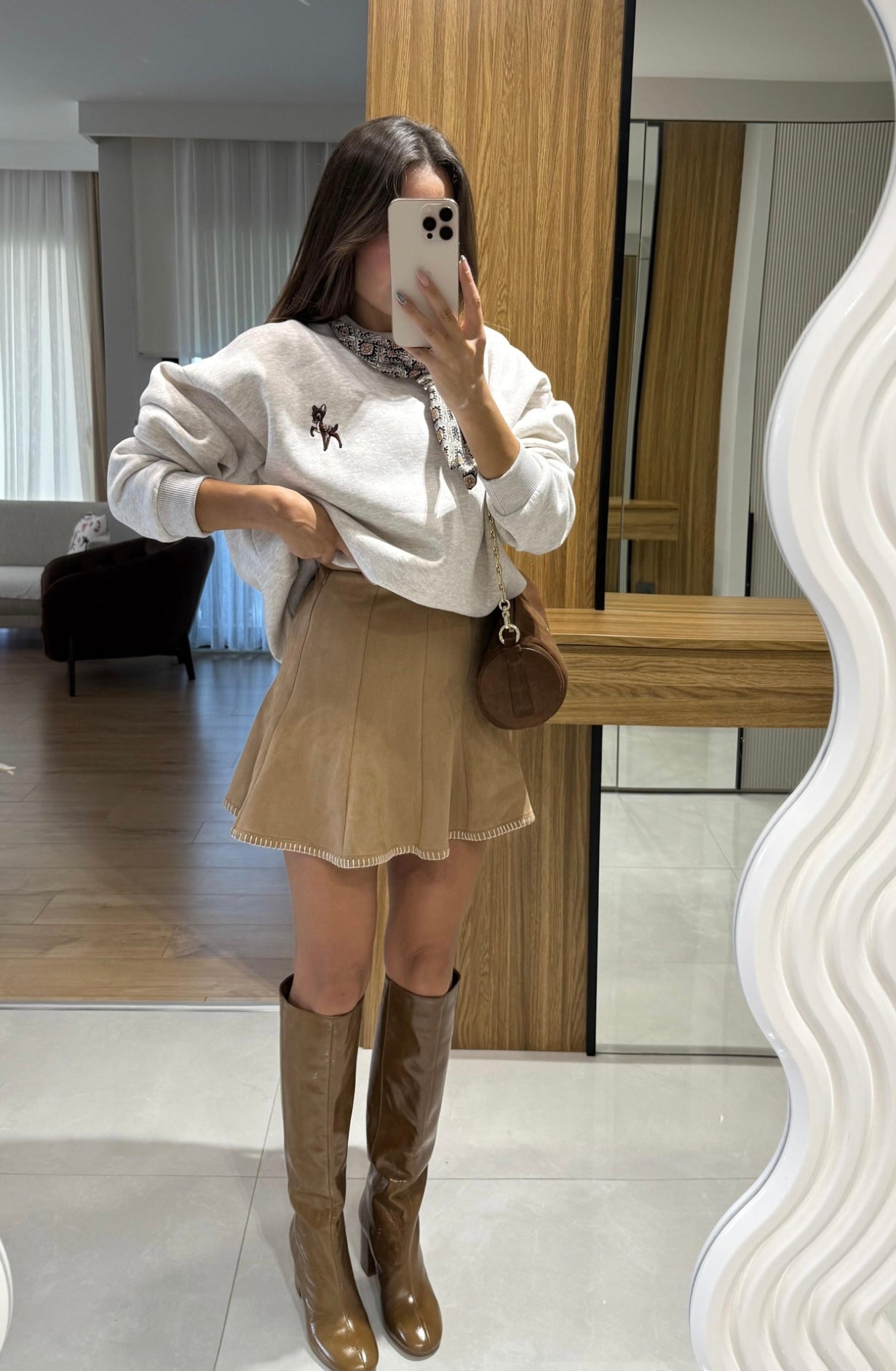 Juno Suede Skirt