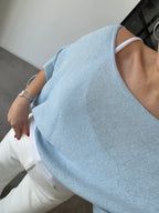 Knitwear Blouse - Blue