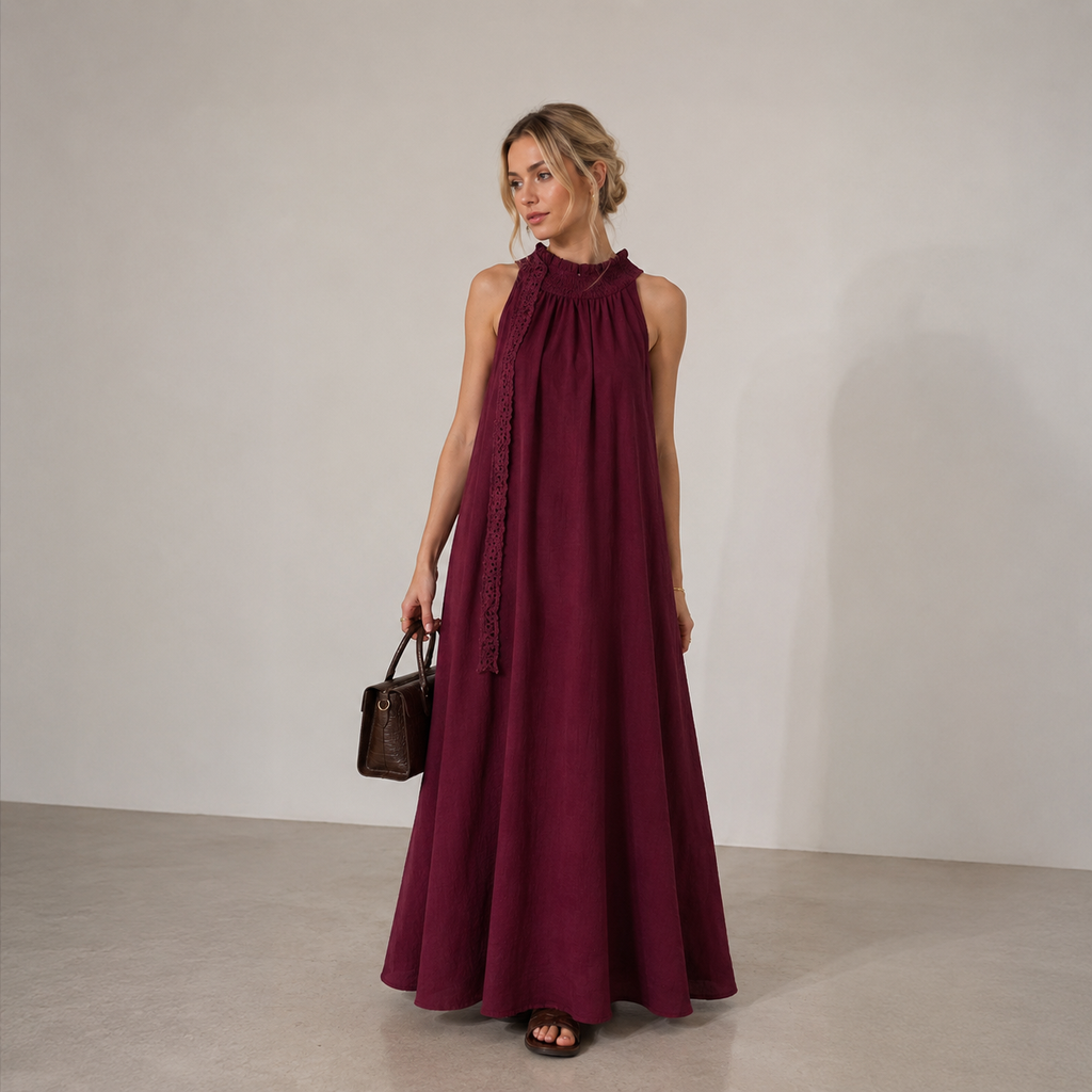 Burgundy Maxi Dress