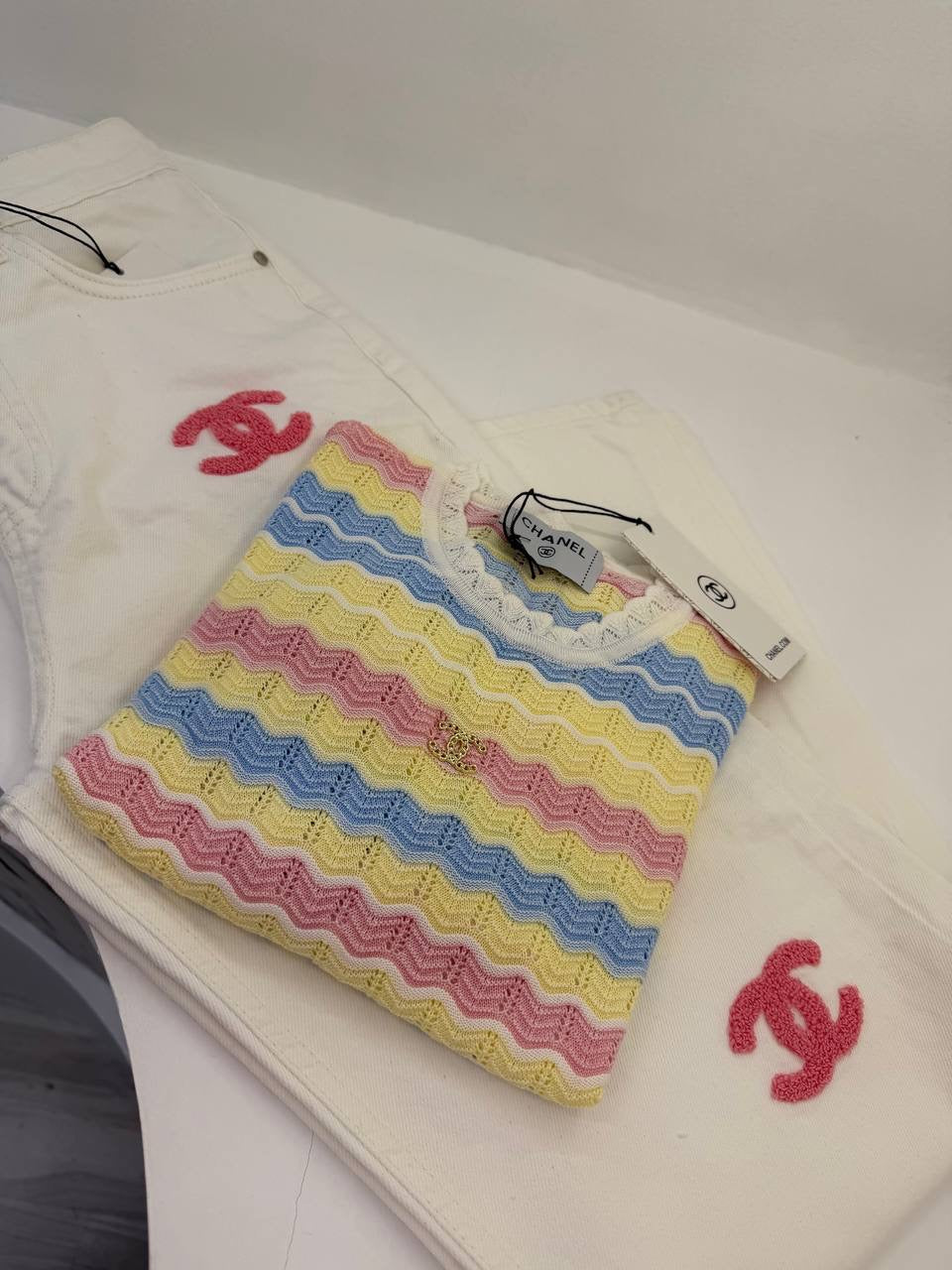 Pastel Breeze Knit Top