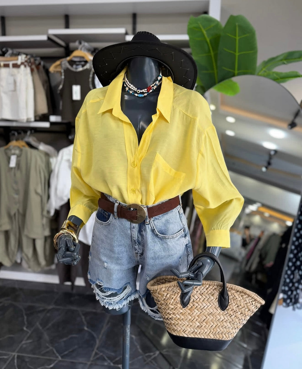 Tencel Shirt - Yellow