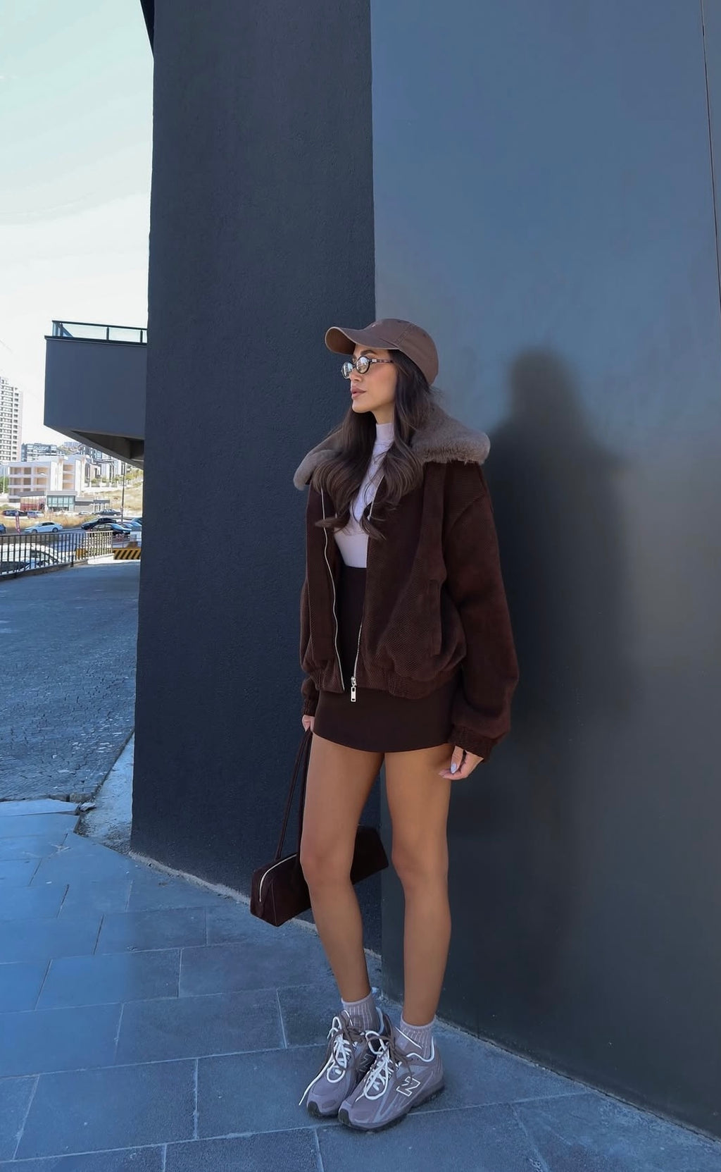 Fur detailed brown Jacket
