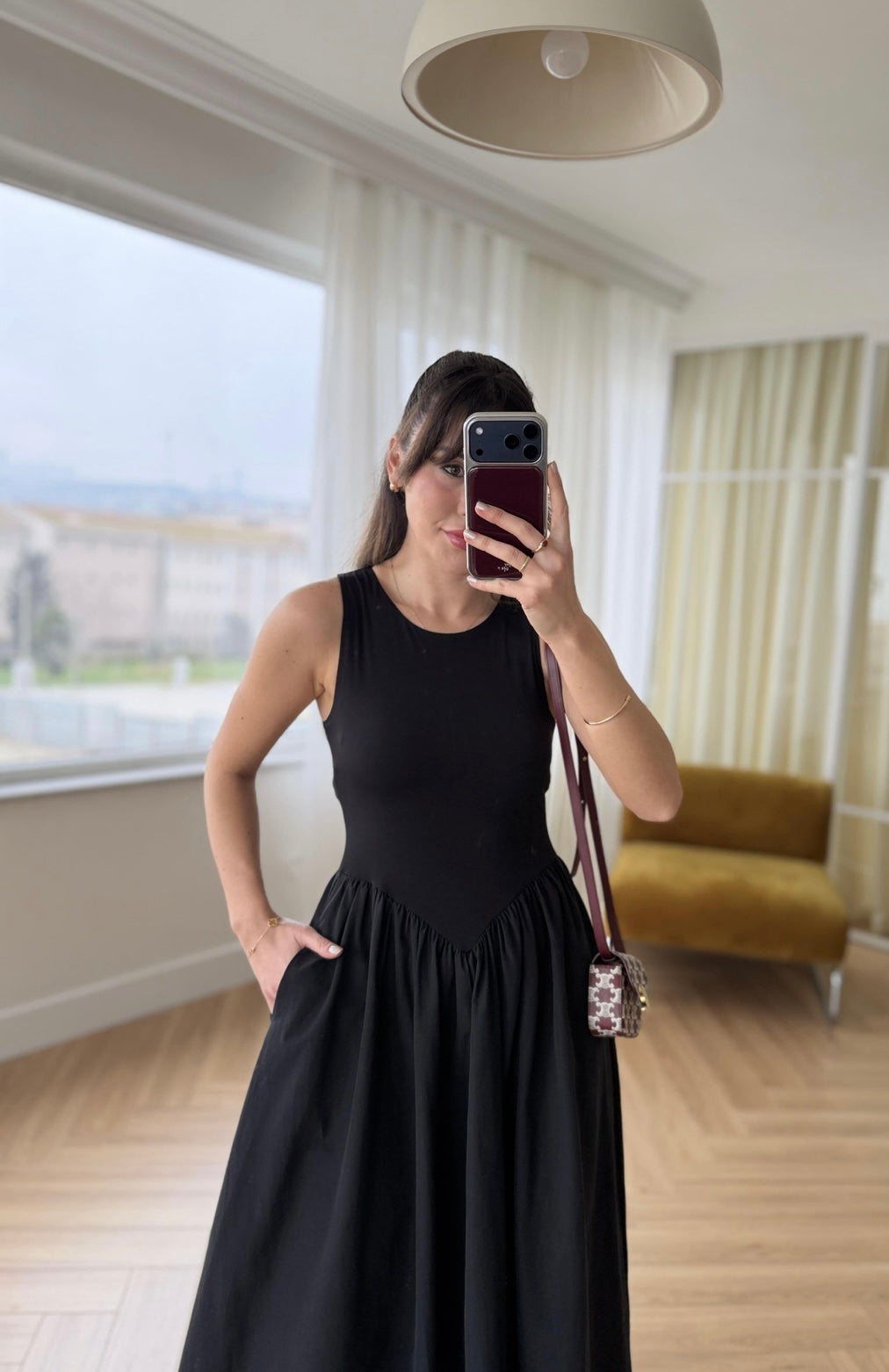 Veroni Black Dress